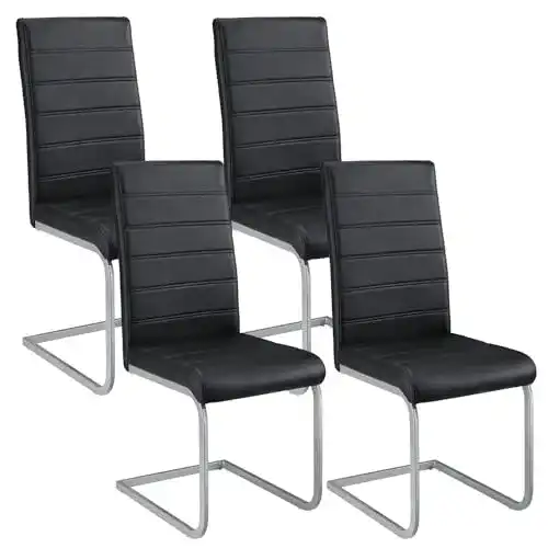 Schwingstuhl Juskys ArtLife Freischwinger Vegas 4er Set