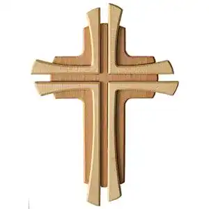 Holzkreuz Kaltner Präsente Geschenkidee, Buche 22 cm modern