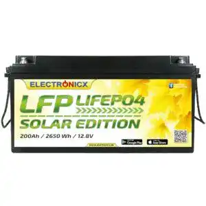 Versorgungsbatterie Electronicx Lifepo4 200Ah 12V Batterie