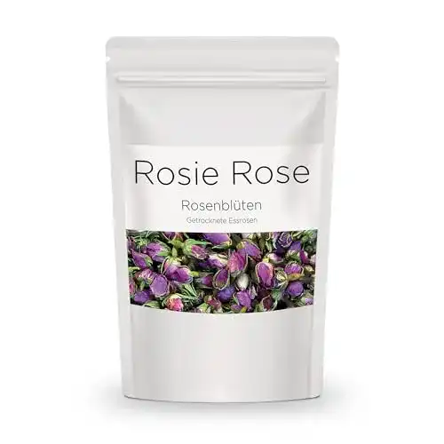 Getrocknete Rosen Rosie Rose Essbare Damaszener Rosenblüten I 50g