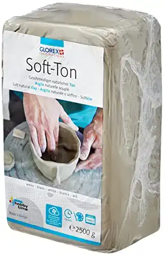 Soft-Ton Glorex 6 8075 301 Soft Ton weiß 2500 g, natürlich