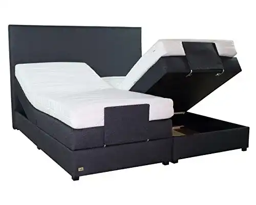 Boxspringbett 120×200 PAARA Boxspringbett mit Bettkasten