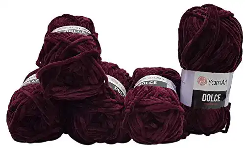 Babywolle YarnArt Dolce 5 x 100 Gramm Strickwolle, , 500 Gramm