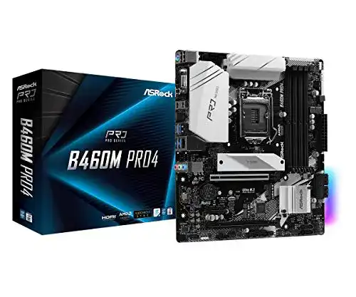 B460-Mainboard ASRock B460M PRO4 unterstützt Intel CoreTM