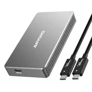 M.2-Gehäuse ANYOYO 40Gbps NVMe SSD Gehäuse für USB