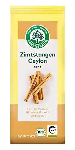 Zimtstangen Lebensbaum Ceylon ganz, 10g