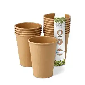 Einwegbecher GREENBOX Kompostierbare Bio Einweg Becher I Einmalbecher