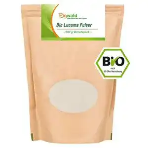 Lucuma-Pulver Piowald BIO Lucuma Pulver – 500g Vorratspack