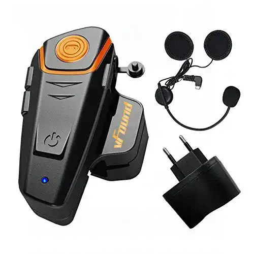 Motorrad-Headset vFound Qaurora BT-S2 1000m Bluetooth Headset