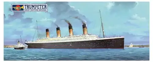 Titanic-Modell Trumpeter Model plastikowy Titanic 03719
