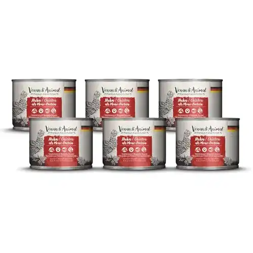 Venandi-Katzenfutter Venandi Animal, Huhn, 6 x 200 g, getreidefrei