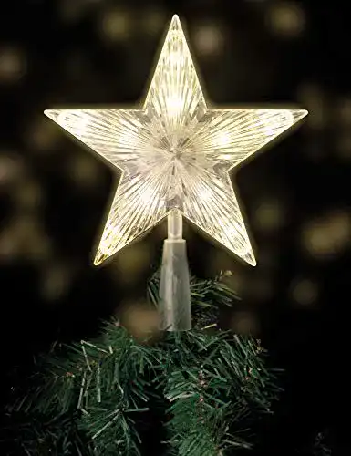 Christbaumspitze Spetebo Weihnachtsbaumspitze mit 10 LED