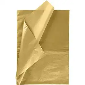 Packseide RUSPEPA Geschenkpapier Seidenpapier Gold Metallic