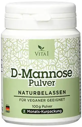 D-Mannose VITA 1 VITA1 Pulver • 100g (2 Monatspackung)