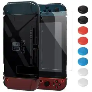 Nintendo-Switch-Hülle FYOUNG Schutzhülle mit Schutzfolie