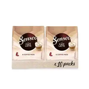 Senseo-Pads Senseo Pads Café Latte, 80 Kaffeepads, 10er Pack