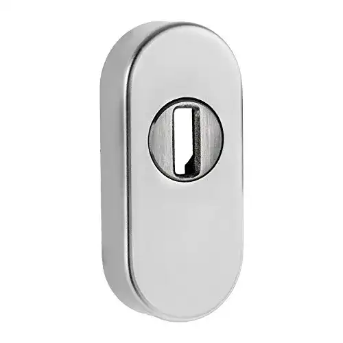 Schutzrosette ck-tuerbeschlaege ovale | Zylinderschutz Aluminium F1