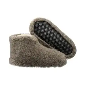 Lammfell-Hausschuhe ESTRO Herren Damen, mit Fell Schafwolle