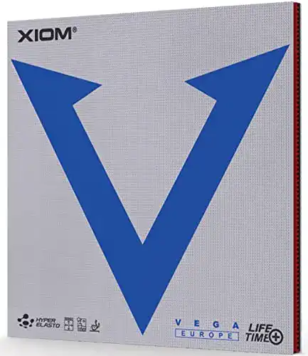Tischtennis-Belag XIOM Vega Europe, TT, Packaging, 2.0 mm