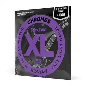 E-Gitarren-Saiten D’Addario E Gitarren Saiten ECG24-7 XL 7-saitig