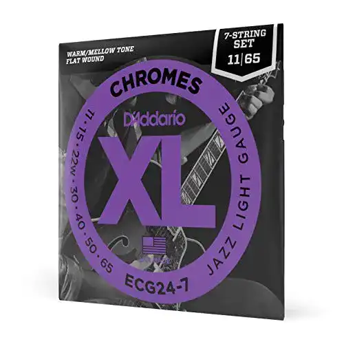E-Gitarren-Saiten D’Addario E Gitarren Saiten ECG24-7 XL 7-saitig