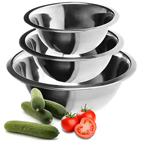 Die beste Edelstahl-Schüssel-Set com-four ® 3-teilig in 3 Größen 2026 Test Bestseller Edelstahl-Schüssel-Set com-four ® 3-teilig in 3 Größen