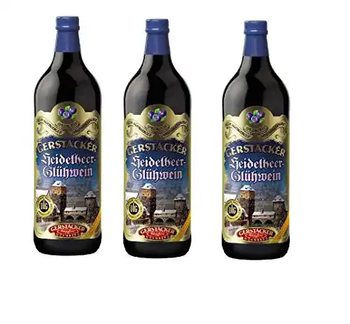 Glühwein Gerstacker Nürnberg Heidelbeer- Heidelbeer süß (3 x 1 l)