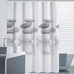 Duschvorhang Goldbeing 180×200 Textil, schimmelresistent