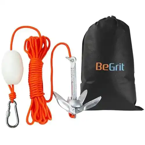 Bootsanker BeGrit 0,7Kg Anker Faltanker verzink Ankerset