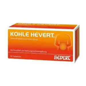 Durchfalltabletten Hevert Kohle Tabletten, 50 St. Tabletten