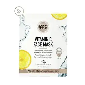 Tuchmaske DAYTOX – Vitamin C Face Mask – Belebend 5 x 25 ml