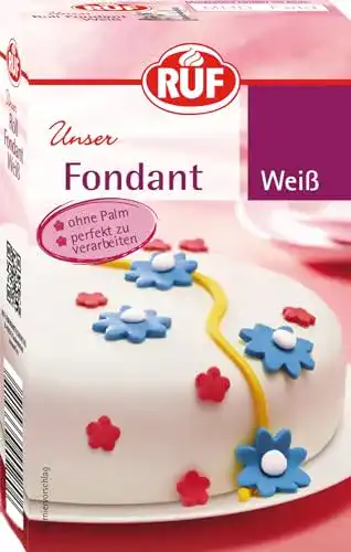 Rollfondant RUF Fondant Weiß, ohne Palmöl, 250 g