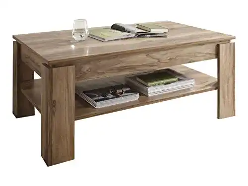 Couchtisch trendteam smart living, 110x47x65 cm, Nussbaum Satin
