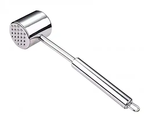 Fleischklopfer WELLGRO ® 26 cm, Edelstahl 18/10