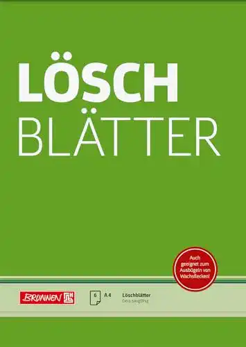 Löschpapier Brunnen 1041546 Löschblattblock (A4, 6 Blatt)