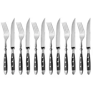Steakbesteck GRÄWE, 12-teilig, für 6 Personen, Edelstahl