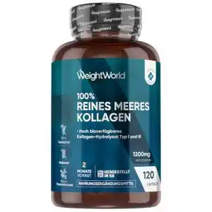 Kollagen WeightWorld Kapseln, 1170mg pures Marine Collagen