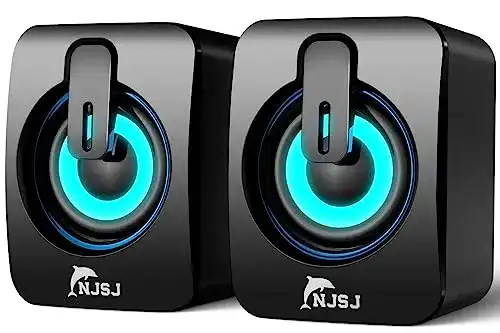 Gaming-Lautsprecher NJSJ Computer Lautsprecher USB betrieben