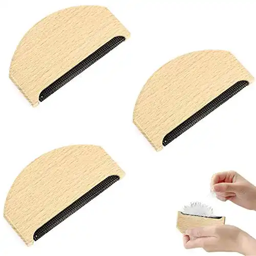 Fusselkamm Tadpolez 3 Stück Holz Fuzz Shaver