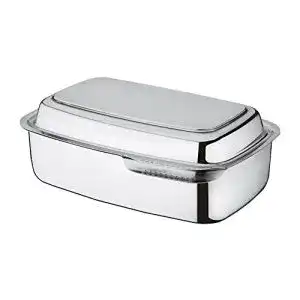 Bräter (rechteckig) Fissler magic, Edelstahl-Bräter, 7 L, Ø 36cm