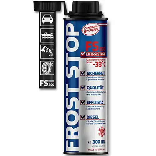 Die beste Diesel-Additiv SYPRIN Diesel Frost Stop Additiv Zusatz für WinteR 2026 Test Bestseller Diesel-Additiv SYPRIN Diesel Frost Stop Additiv Zusatz für WinteR