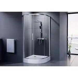 Runddusche DUSAR Duschkabine Economy MIT Duschtasse