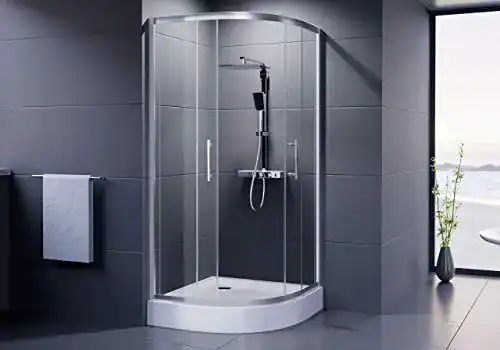 Runddusche DUSAR Duschkabine Economy MIT Duschtasse