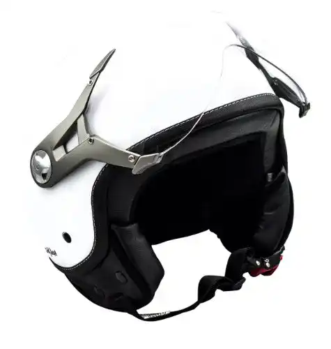 Jethelm Retro SOXON ® SP-325 Mono „Snow“ · Jet-Helm