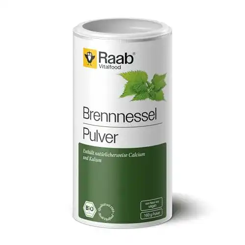 Brennnesselpulver Raab Vitalfood Bio Brennnessel-Pulver, 160 g