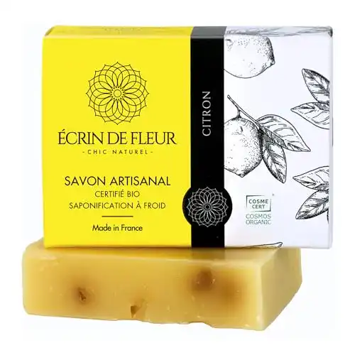 Französische Seife ÉCRIN DE FLEUR Feste Zitronenseife BIO, 100g
