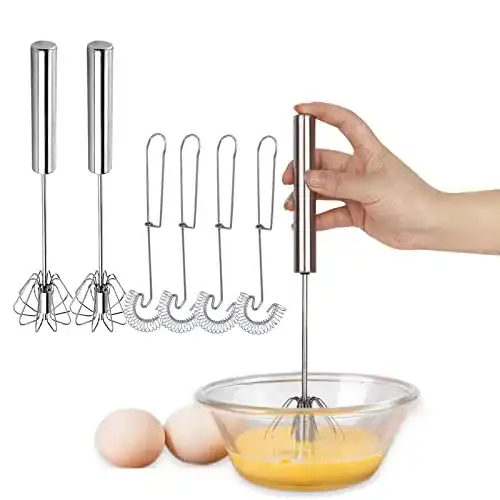Spiralbesen dancepandas Schneebesen aus Edelstahl 6PCS Mixer