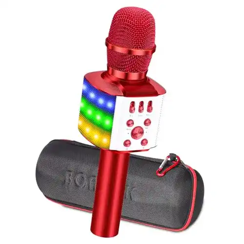 Bonaok-Karaoke-Mikrofon BONAOK Bluetooth Karaoke Mikrofon Kinder