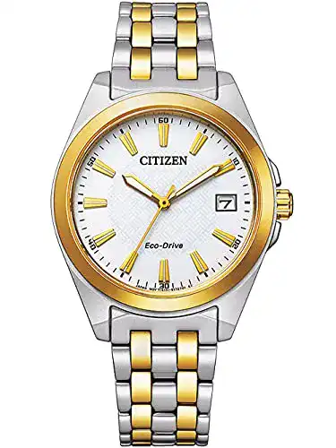 Eco-Drive-Uhren CITIZEN Herren Analog Quarz Uhr mit Edelstahl