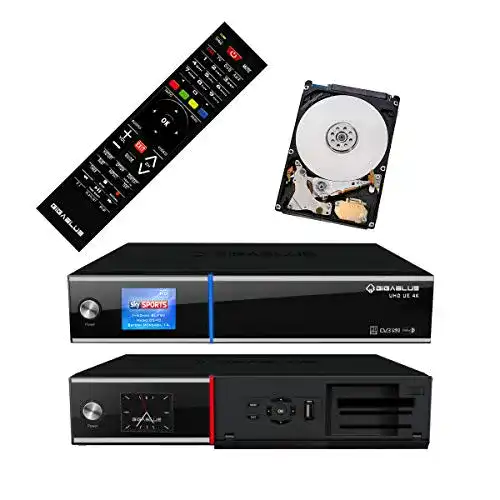Sat-Receiver mit Festplatte GigaBlue UHD UE 4K SAT TV Linux